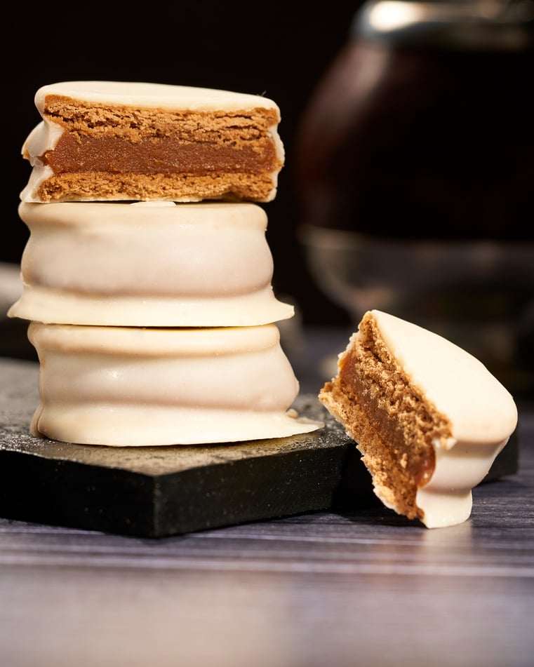 Stack of Alfajor Cookies